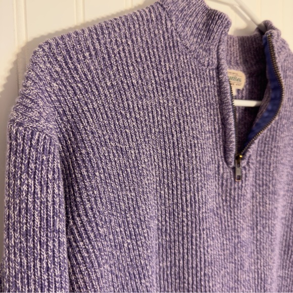 St Johns Bay Men’s 1/4 Zip Pullover 100% Cotton Size Large - Picture 4 of 11